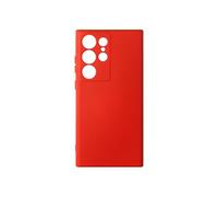 Coque pour Samsung Galaxy S23 Ultra Silicone Semi-rigide Finition Douce au Toucher Fine Rouge