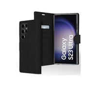 Accezz Étui de télephone Wallet pour Samsung Galaxy S23 Ultra - Noir