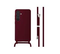 Coque pour Samsung Galaxy S24 en silicone Rouge