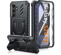 Coque Pour Samsung Galaxy S24-Fe : Coque De Protection De Qualité Militaire Anti-Chute Avec Béquille Tpu Mat Texturé Robuste Résistant Aux Chocs Coque De Protection Robuste Pour Téléphone(Q1060)