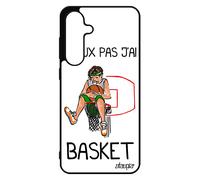 Coque Pour Samsung Galaxy S24 Fe En Silicone J'peux Pas J'ai Basketball Etui Balle De Humoristique Drole Euro Sport Blanc Bande Dessin¿E