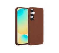 Accezz Coque Liquid Silicone avec MagSafe pour Samsung Galaxy S24 FE - New Tea Brown
