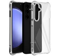 Coque pour Samsung Galaxy S24 FE Silicone Antichoc Coins Bumper Transparent