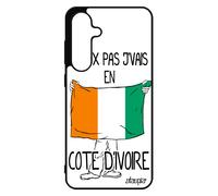 Coque Pour Samsung Galaxy S24 Fe Silicone J'peux Pas J'vais En Cote D'ivoire Coupe Du Monde Gel Basket Telephone Humour Antichoc Original