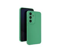 Avizar Coque pour Samsung Galaxy S24 FE Silicone Mat Bloc Caméra Protégé Vert
