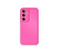 Coque pour Samsung Galaxy S24 FE Soft Touch Bordures Surélevées Fuchsia