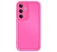 Avizar Coque pour Samsung Galaxy S24 FE Soft Touch Bordures Surélevées Fuchsia