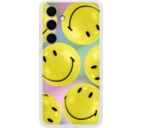 Samsung FlipSuit Coque pour Galaxy S24+, Carte Smiley avec Technologie NFC Incluse, Jaune