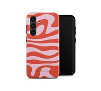 Selencia Coque arrière Vivid pour Samsung Galaxy S24 - Dream Swirl Pink