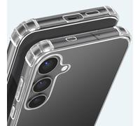 Coque pour Samsung Galaxy S24 Silicone Antichoc Coins Renforcés Transparent
