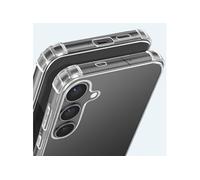 Coque pour Samsung Galaxy S24 Silicone Antichoc Coins Renforcés Transparent
