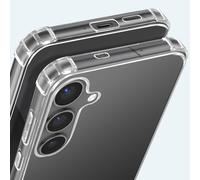 Coque pour Samsung Galaxy S24 Silicone Antichoc Coins Renforcés Akashi Transparent