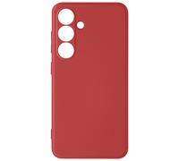 Coque pour Samsung Galaxy S24 Soft Touch Mat Silicone Flexible Carmin