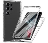 Coque Pour Samsung Galaxy S24 Ultra 5G Antichoc Coque Avec Protège Écran, 360 Degrés Full Body Coque Solide Double Face Bump[n4111]