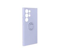 Coque pour Samsung Galaxy S24 Ultra Bague Support Silicone Flexible Lavande