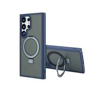 Accezz Ring Stand Backcover avec MagSafe pour le Samsung Galaxy S24 Ultra - Bleu
