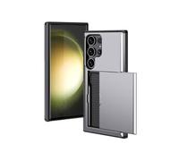 imoshion Coque arrière avec porte-cartes pour Samsung Galaxy S24 Ultra - Gris