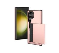 imoshion Coque arrière avec porte-cartes pour Samsung Galaxy S24 Ultra - Rose Doré