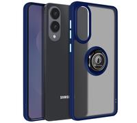 Avizar Coque pour Samsung Galaxy S25 Edge Bague Magnétique Dos Translucide