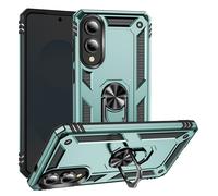 Coque Pour Samsung Galaxy S25 Edge Hybride Bague Support Magnétique Vert Pâle