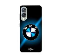 Coque Pour Samsung Galaxy S25 Edge Logo Bmw Noir Et Bleu Brillant