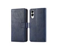 imoshion Étui de télephone portefeuille de luxe pour Samsung Galaxy S25 Edge - Bleu foncé