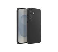 Avizar Coque pour Samsung Galaxy S25 FE – Silicone souple antichocs – Noir
