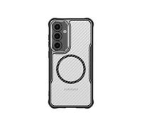 Coque pour Samsung Galaxy S25 MagSafe Dos Carbone Antichoc Renforcé Noir