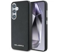 Coque Pour Samsung Galaxy S25 (Noir), Karl Lagerfeld, Saffiano, Entièrement Enveloppée, Allongée, Logo En Métal, Magsafe