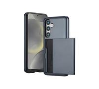 imoshion Coque arrière avec porte-cartes pour Samsung Galaxy S25 - Bleu foncé
