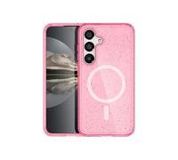 imoshion imoshion Coque Pailletée avec MagSafe Samsung Galaxy S25 Paillettes Rose Rose