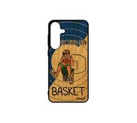 Coque pour Samsung galaxy S25+ Plus bois silicone j'peux pas j'ai basket smartphone humoristique euro comique humour SM-S936B/DS balle de