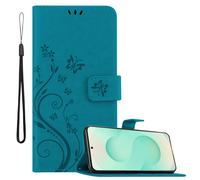 Coque pour Samsung Galaxy S25 Plus Housse Etui Protection Floral Pochette Case