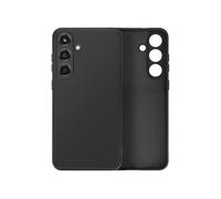 Coque pour Samsung Galaxy S25 Semi-rigide Soft-touch Anti-traces Noir
