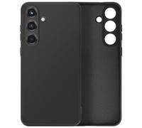 Coque pour Samsung Galaxy S25 Semi-rigide Soft-touch Anti-traces Noir