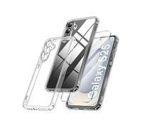 Coque Pour Samsung Galaxy S25 Silicone Transparente Angles Renforces + Verre Trempe
