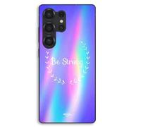 Coque Pour Samsung Galaxy S25 Ultra Be strong arc en ciel Maniacase