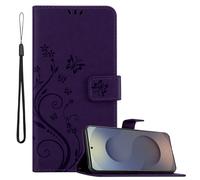 Coque pour Samsung Galaxy S25 Ultra Housse Etui Protection Floral Pochette Case
