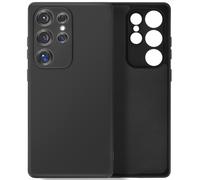Coque pour Samsung Galaxy S25 Ultra Semi-rigide Soft-touch Anti-traces Noir