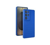 Avizar Coque pour Samsung Galaxy S25 Ultra Silicone Mat Bleu