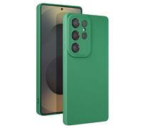 Avizar Coque pour Samsung Galaxy S25 Ultra Silicone Mat Vert