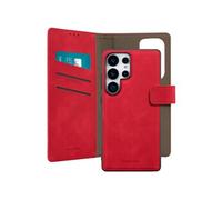 Coque pour Samsung Galaxy S25 Ultra Similicuir Rouge