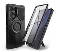 Coque pour Samsung Galaxy S25 Ultra Tech-Protect Kevlar MagSafe+ Noir coques blindées 360 degrés