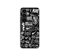 Coque Pour Samsung Galaxy S26 Nike air logo Graffiti Noir et blanc