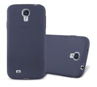 cadorabo Coque pour Samsung Galaxy S4 en Frost Bleu FONCÉ - Housse Protection Souple en Silicone TPU avec Anti-Choc et Anti-Rayures - Ultra Slim Fin Gel Case Cover Bumper
