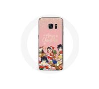 Coque pour Samsung Galaxy S6 Demon slayer merry christmas affiche Anime Manga
