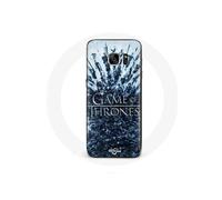 Coque pour Samsung Galaxy S6 Edge Game of Thrones saison 8 Episode 1 Le Trône de Fer Personnages logo Gris