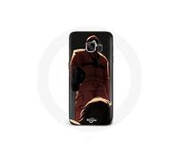Coque pour Samsung Galaxy S6 Edge Squid Game Soldat Rouge avec Masque Triangle