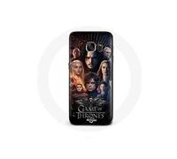Coque pour Samsung Galaxy S6 Game of Thrones Saison 8 Le Trône de Fer L'affiche de L'équipage Logo Aigle Gris