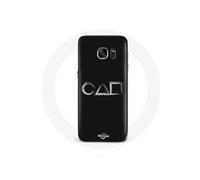 Coque pour samsung galaxy S6 Squid Game logo symboles carre cercle triangle Fond Noir